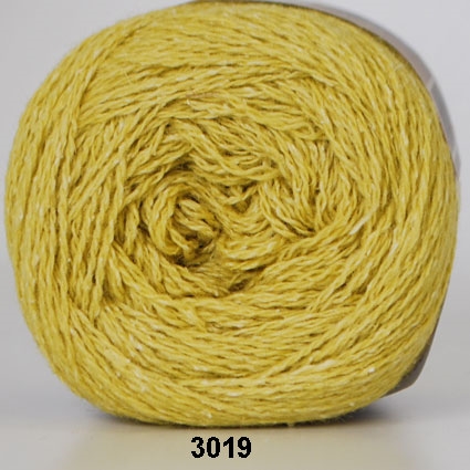 Hjertegarn Wool Silk fv. 3019 gulgrøn