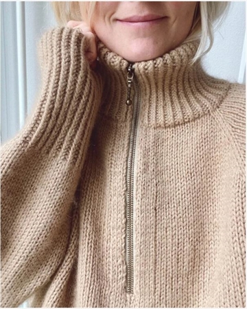 PetiteKnit Zipper Sweater (Papirudgave)